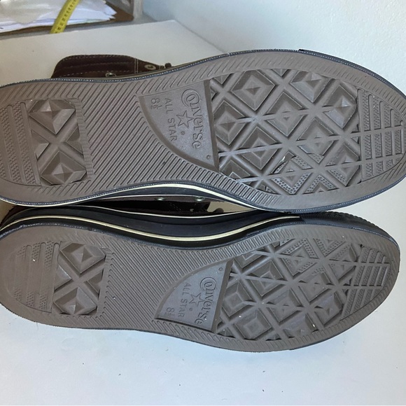 Converse all star Brown High-Top Suede Sneakers 8.5 - Picture 7 of 10